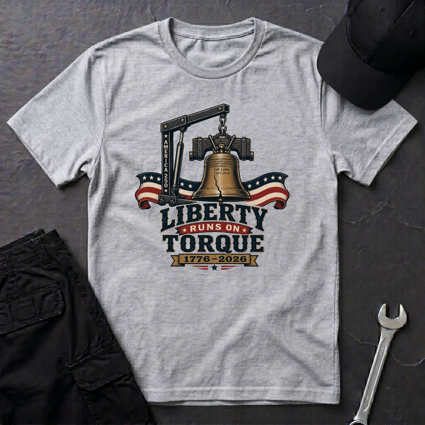Liberty Runs On Torque   T-Shirt