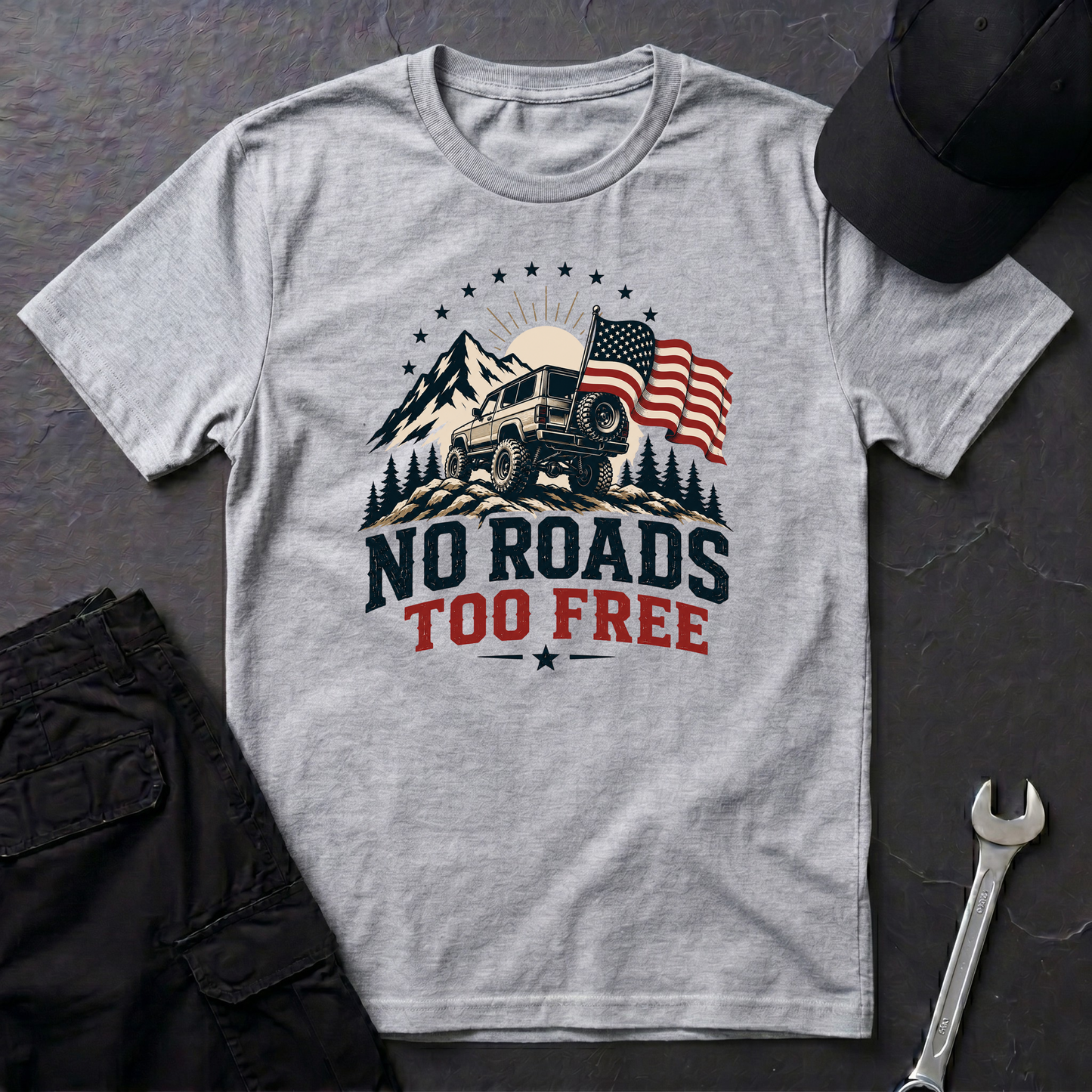 No Roads Too Free   T-Shirt