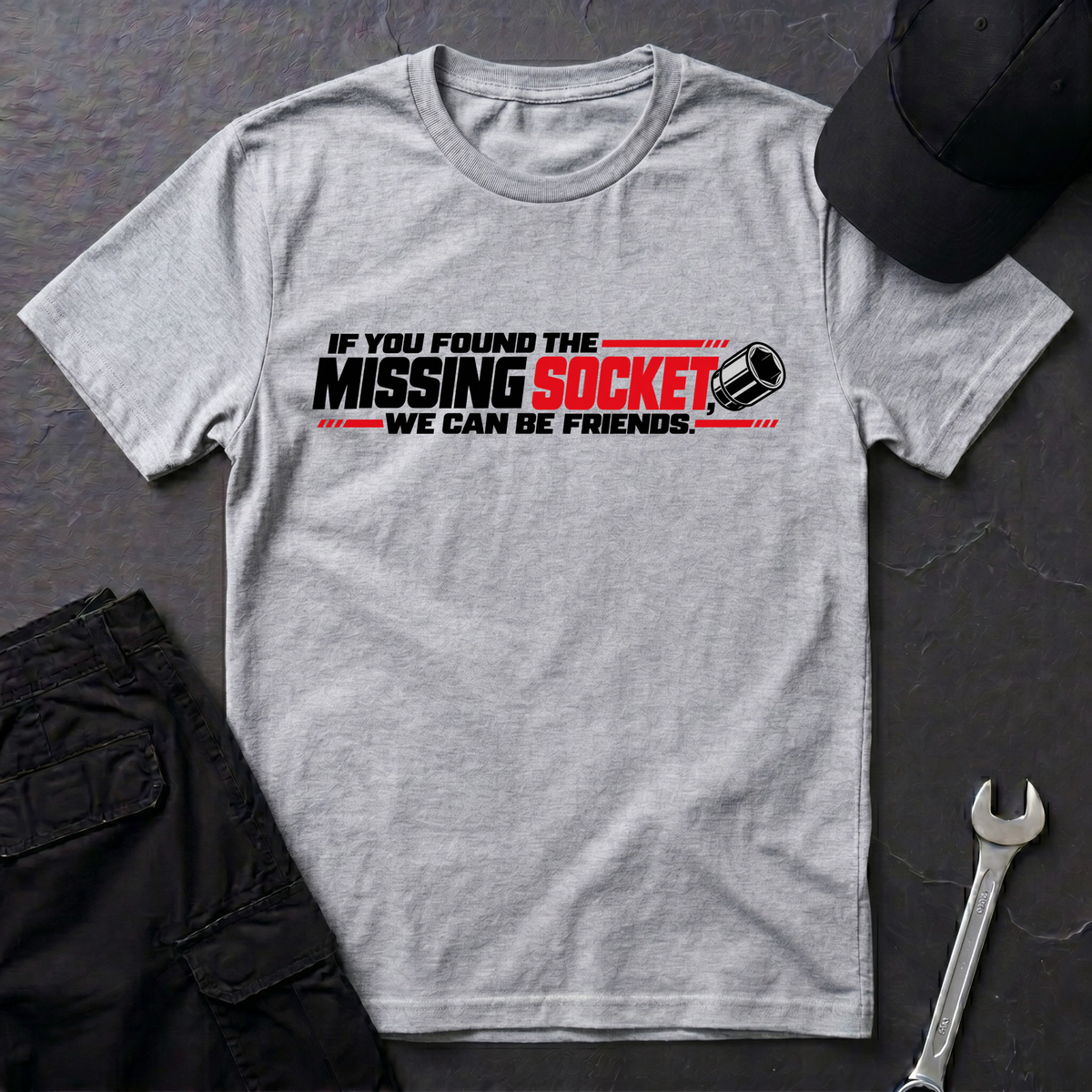 Missing Socket   T-Shirt