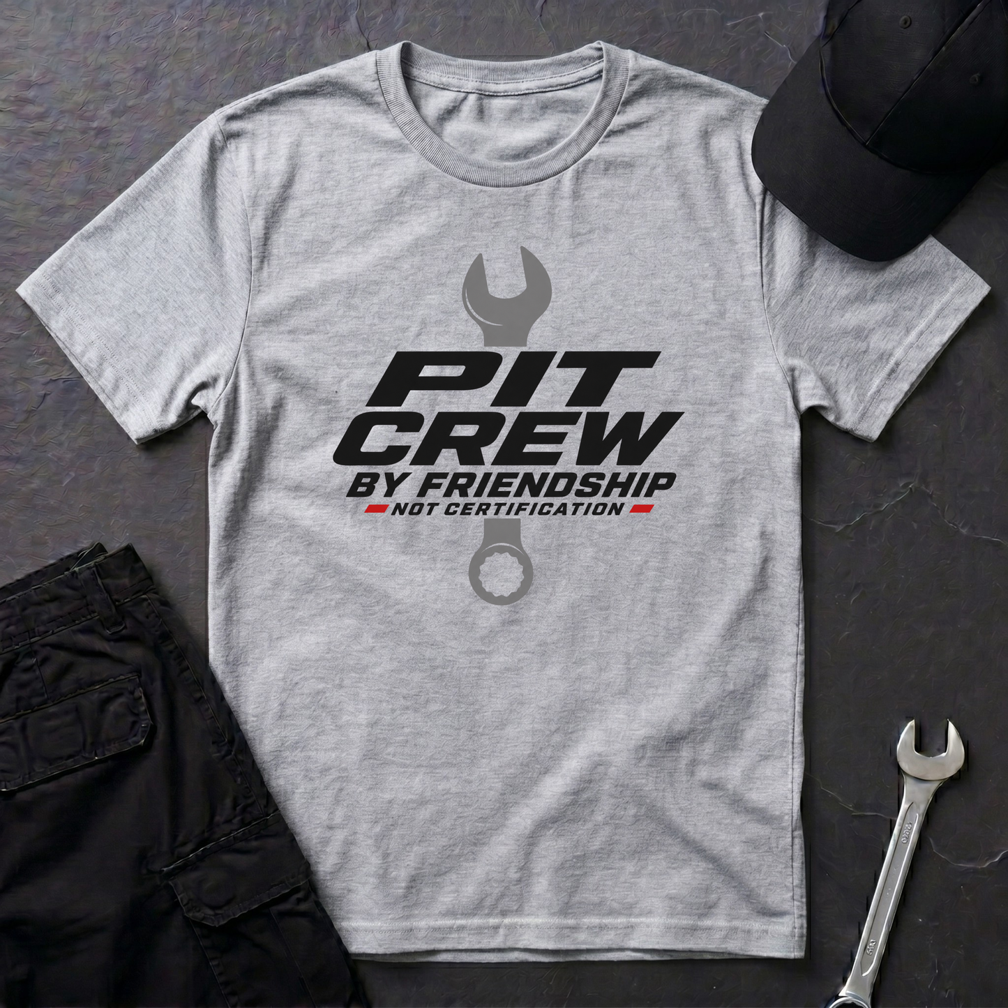Pit Crew By Friendship  T-Shirt