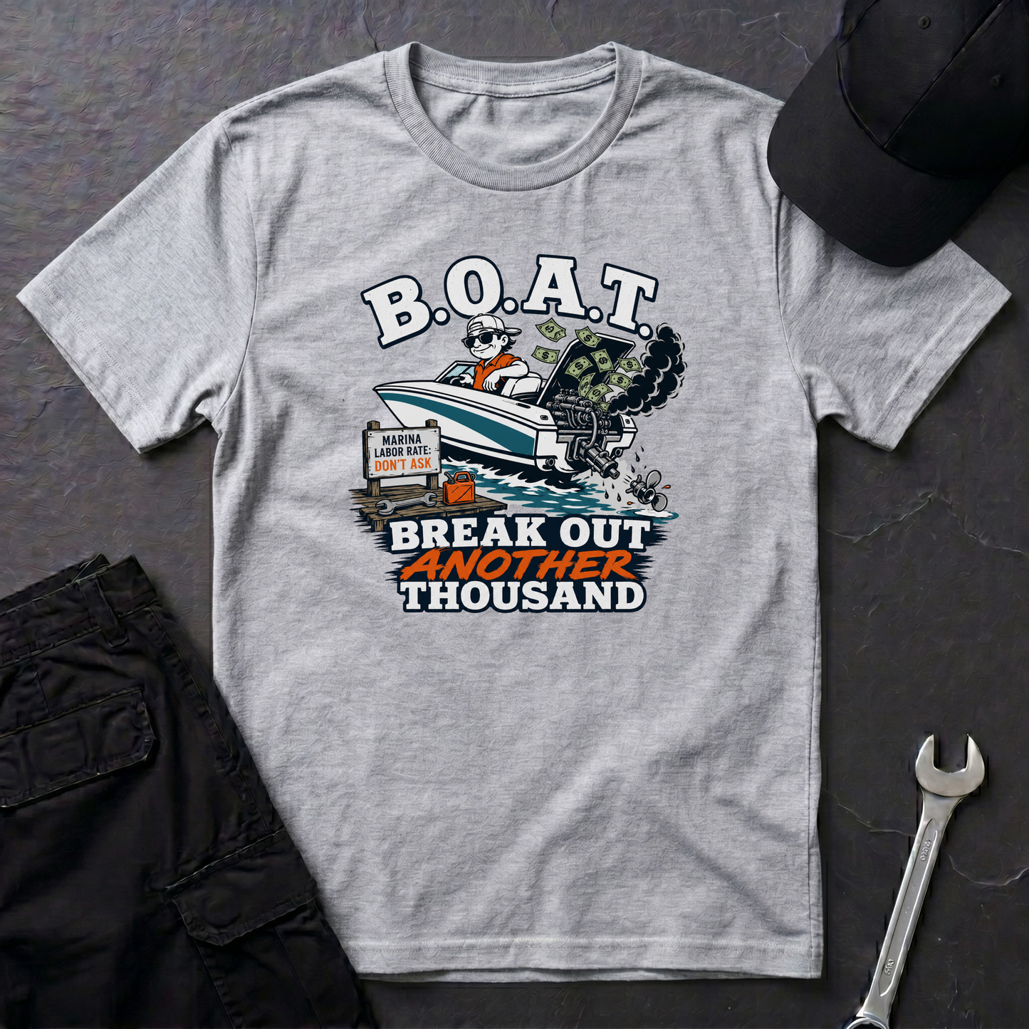 B.O.A.T. Design T-Shirt