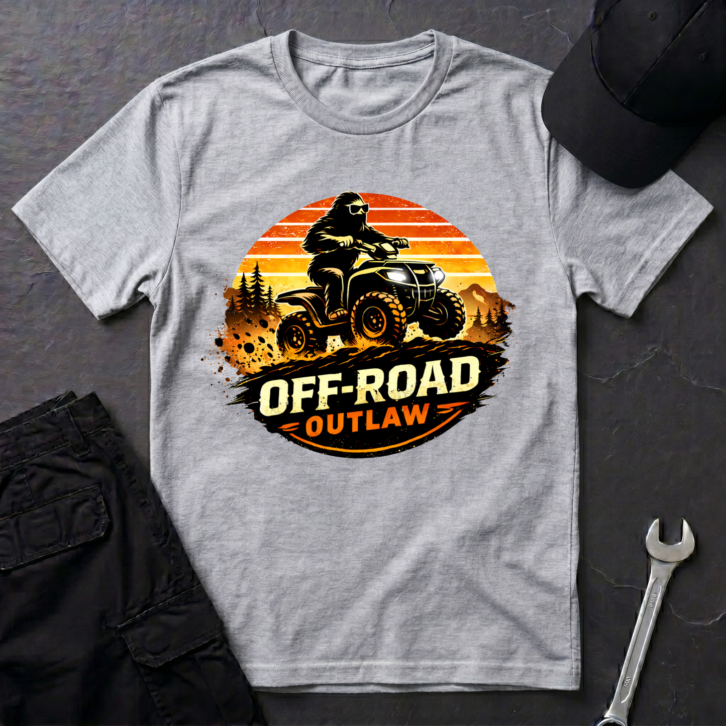 Off Road Outlaw Bigfoot  T-Shirt
