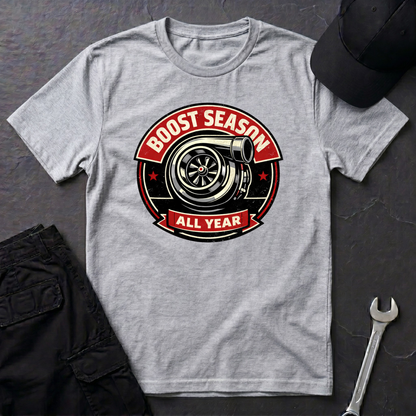 Boost Season All Year dark T-Shirt