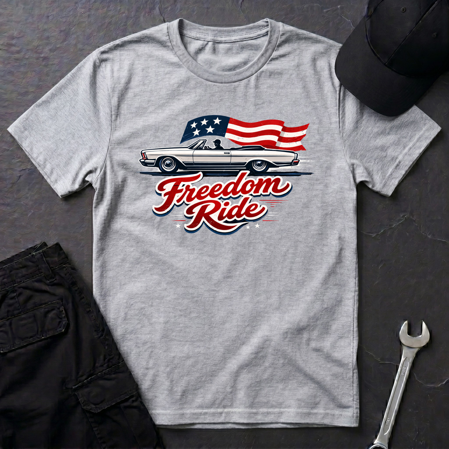 Freedom Ride Flag T-Shirt
