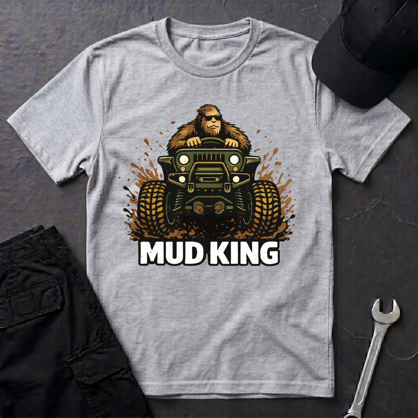 Mud King Bigfoot  T-Shirt