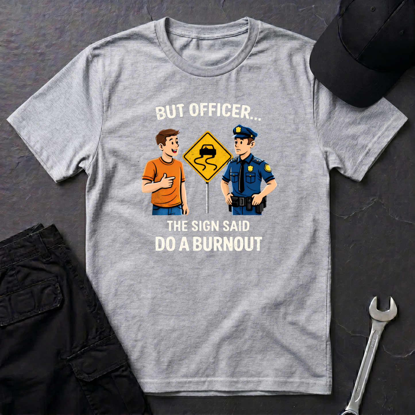 But Officer color T-Shirt