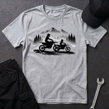 Parent Child Dirtbikes dark T-Shirt