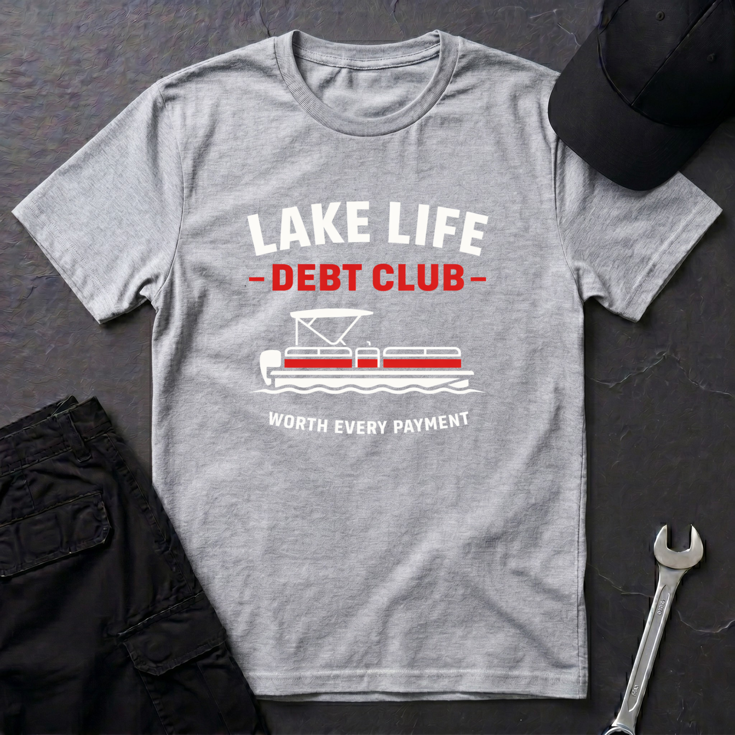 Lake Life Debt Club  T-Shirt