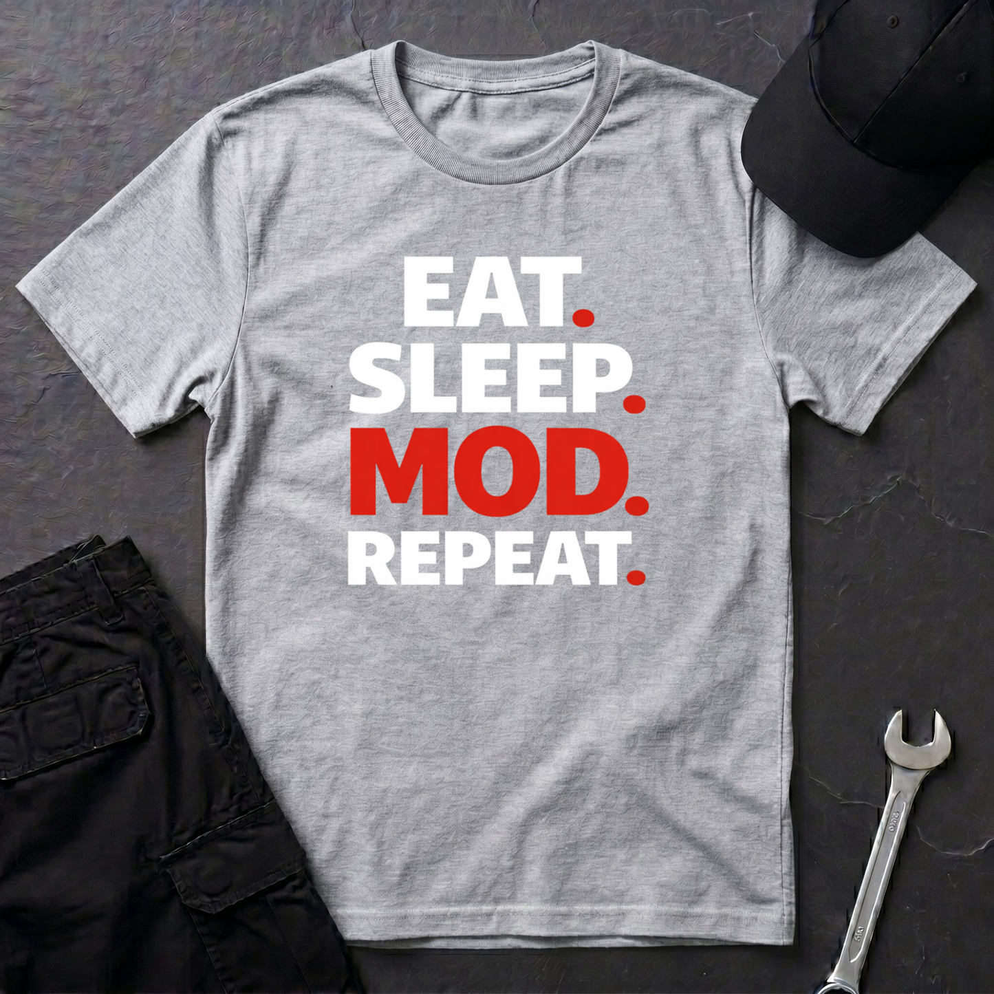 Eat. Sleep. Mod. Repeat. T-Shirt