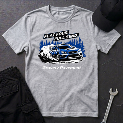 Flat Four. Full Send. T-Shirt