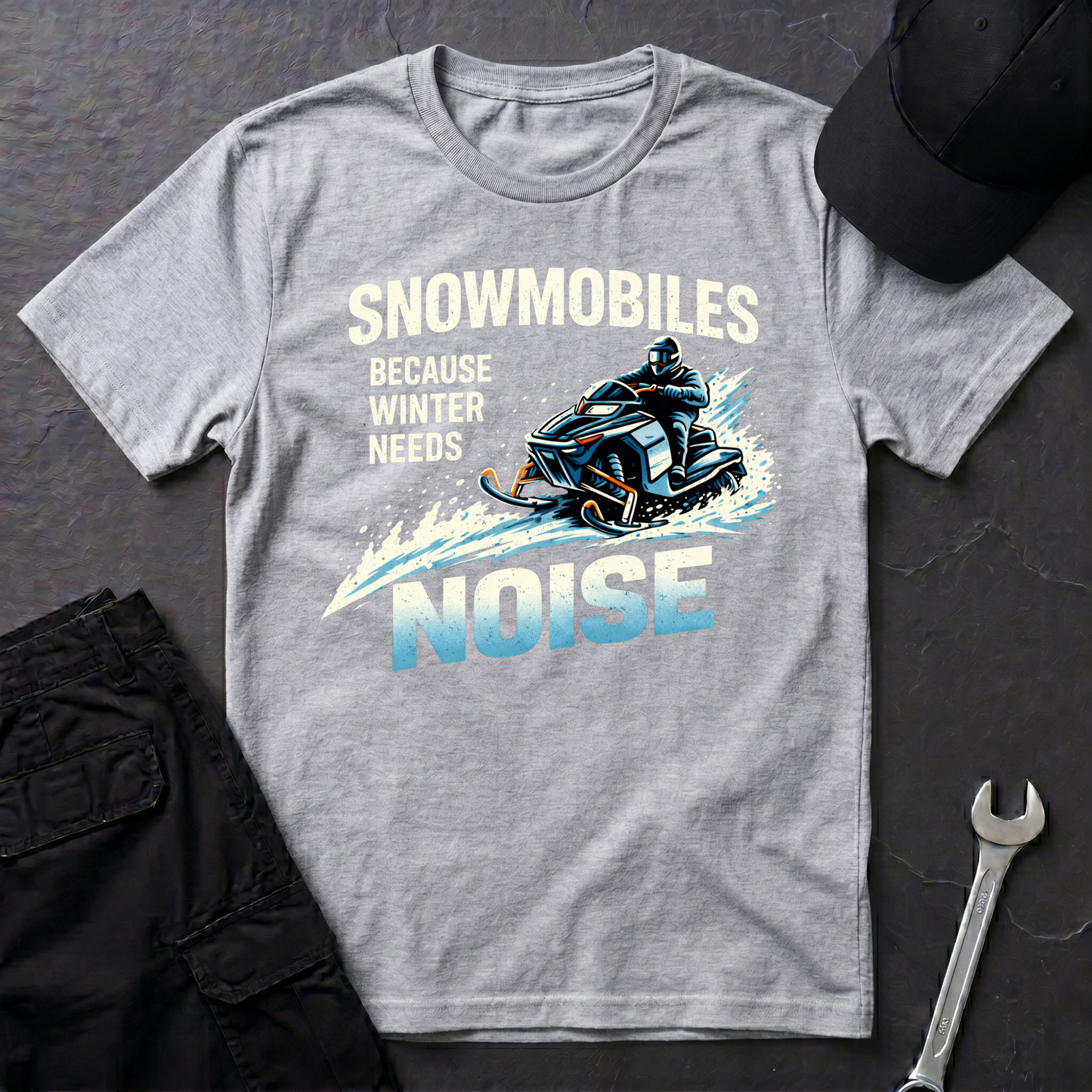 Snowmobiles, Because Winter Needs Noise  T-Shirt