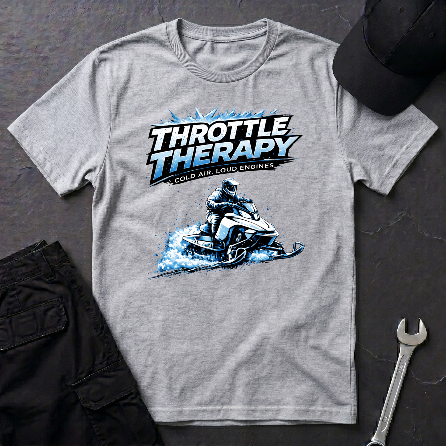 Throttle Therapy Snowmobile  T-Shirt