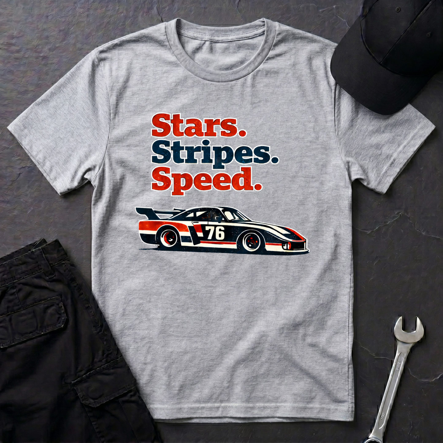 Stars. Stripes. Speed. T-Shirt