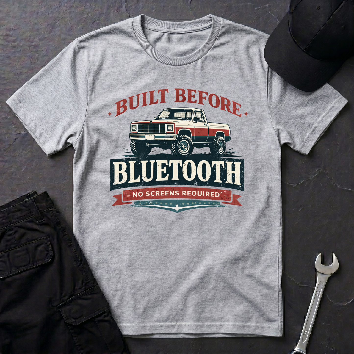 Before Bluetooth Squarebody T-Shirt