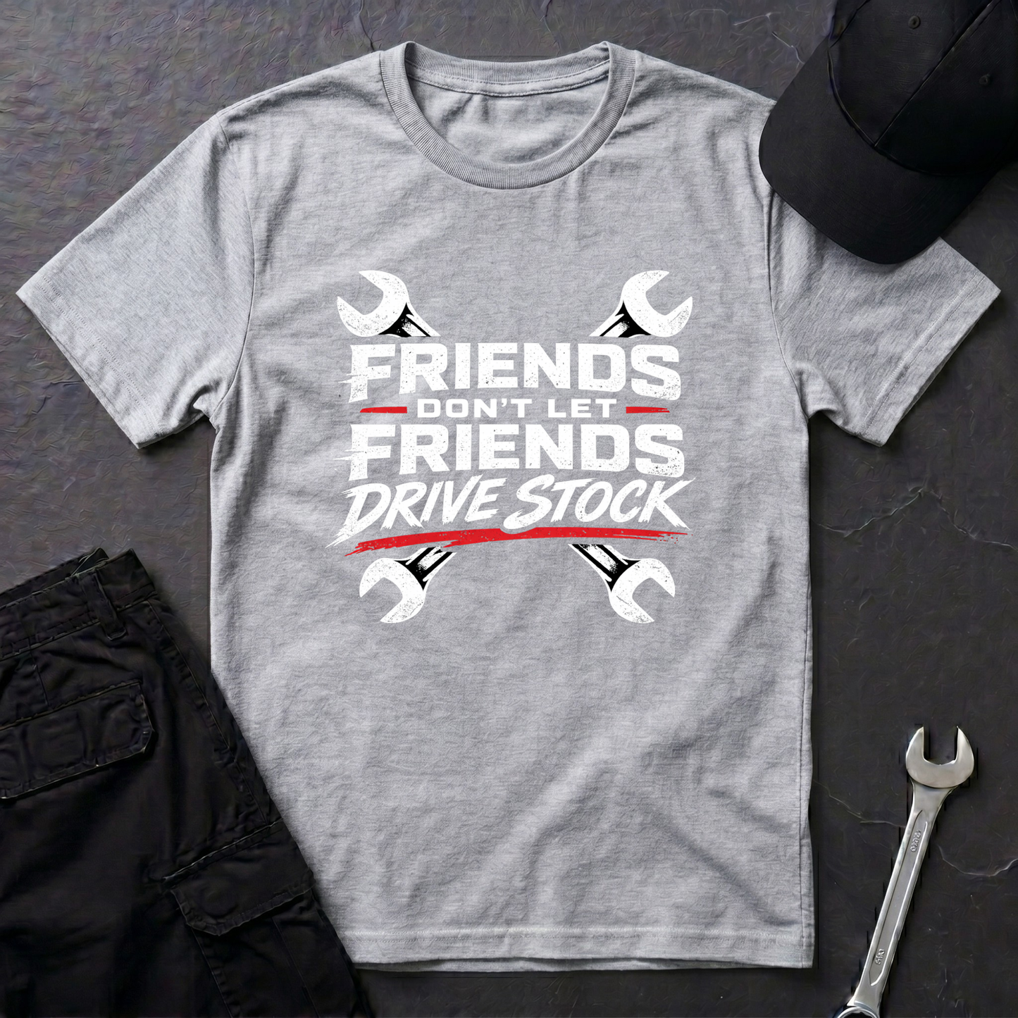 Don't Let Friends Drive Stock  T-Shirt