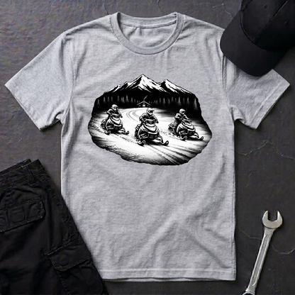Snowmobile Night Ride  T-Shirt