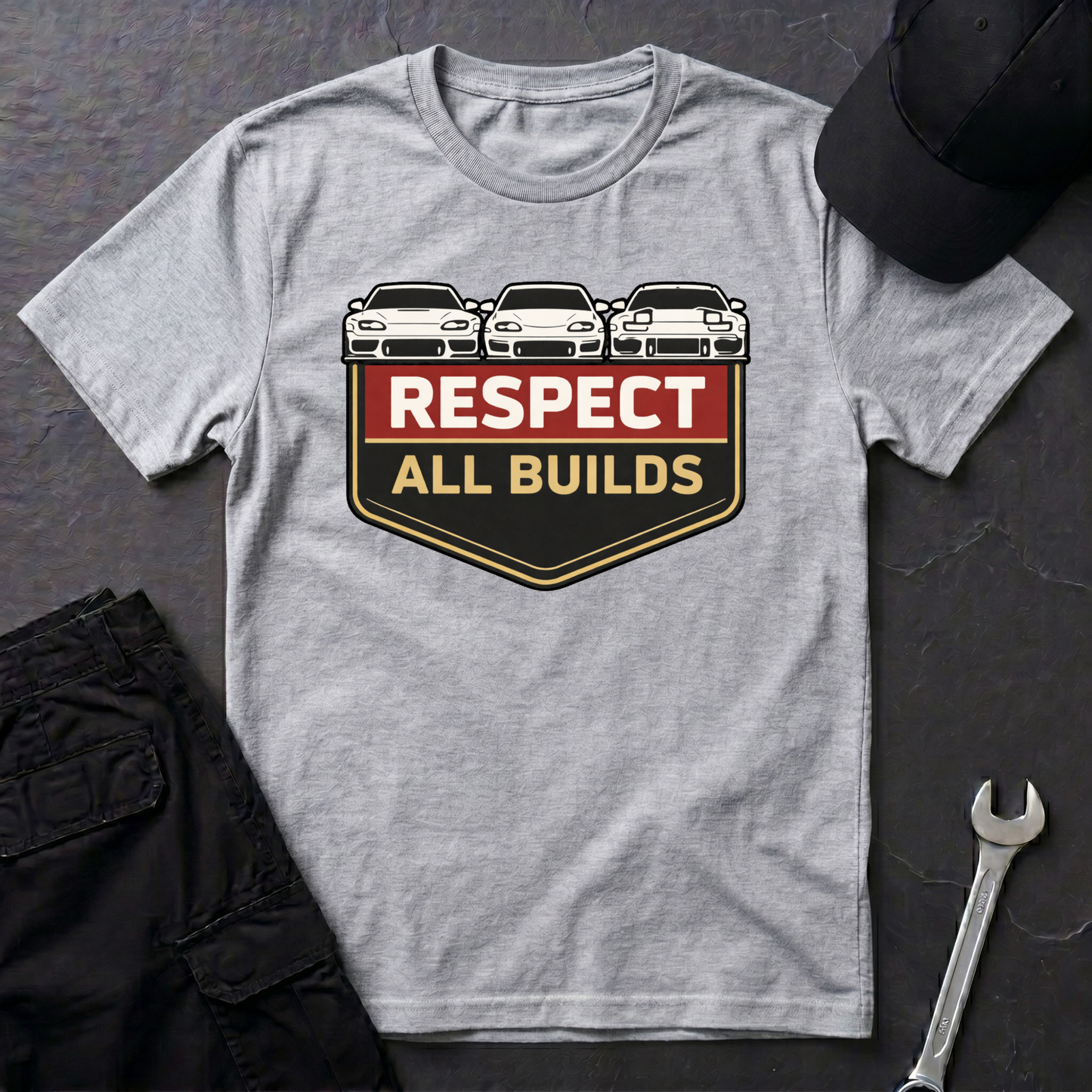 Respect All Builds  T-Shirt