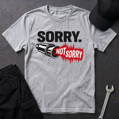 Sorry. Not Sorry. black  T-Shirt
