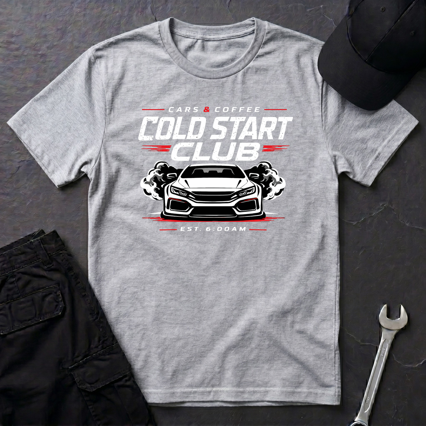 Cold Start Club Est 9:00AM T-Shirt