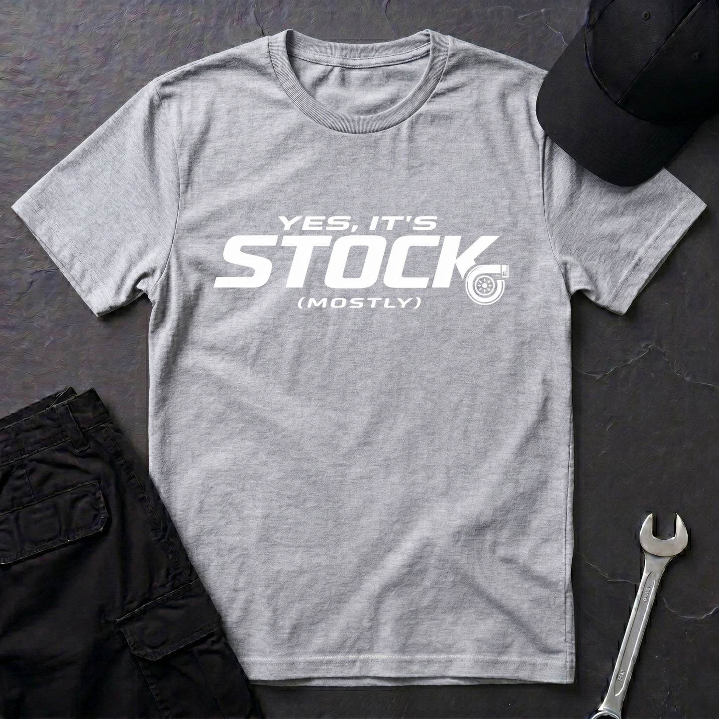 Yes, It's Stock, Mostly  T-Shirt