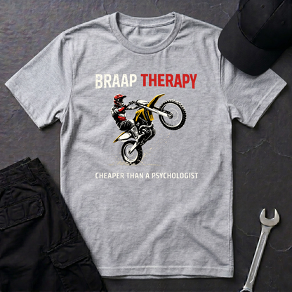 Braap Therapy Dirtbike T-Shirt