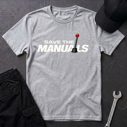 Save The Manuals Outline  T-Shirt