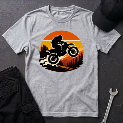 Bigfoot Dirtbike Sunset T-Shirt