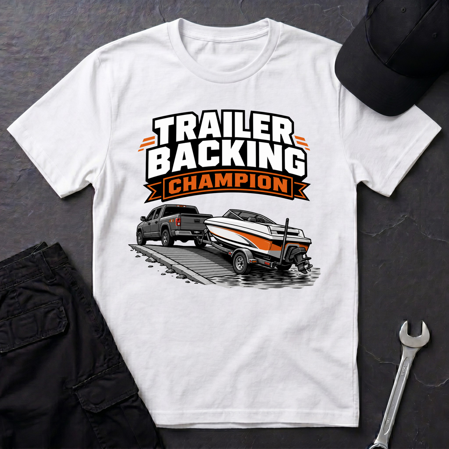 Trailer Backing Champion  T-Shirt