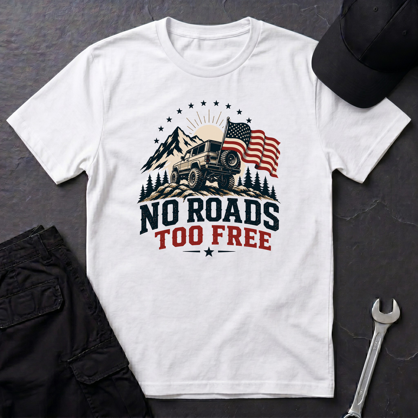 No Roads Too Free   T-Shirt