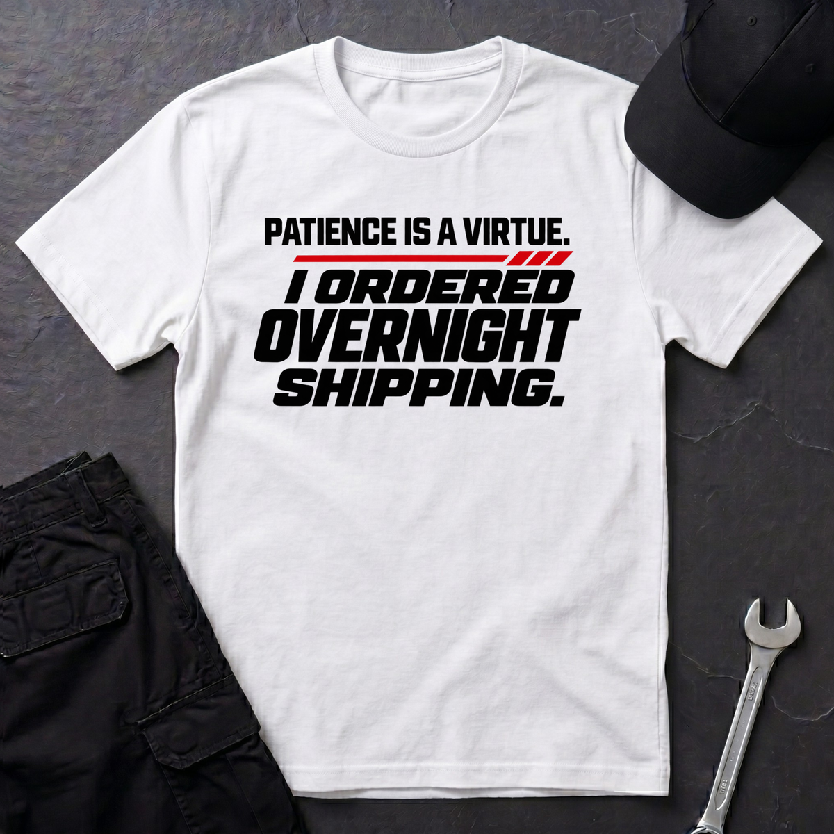 Patience Is A Virtue.  T-Shirt