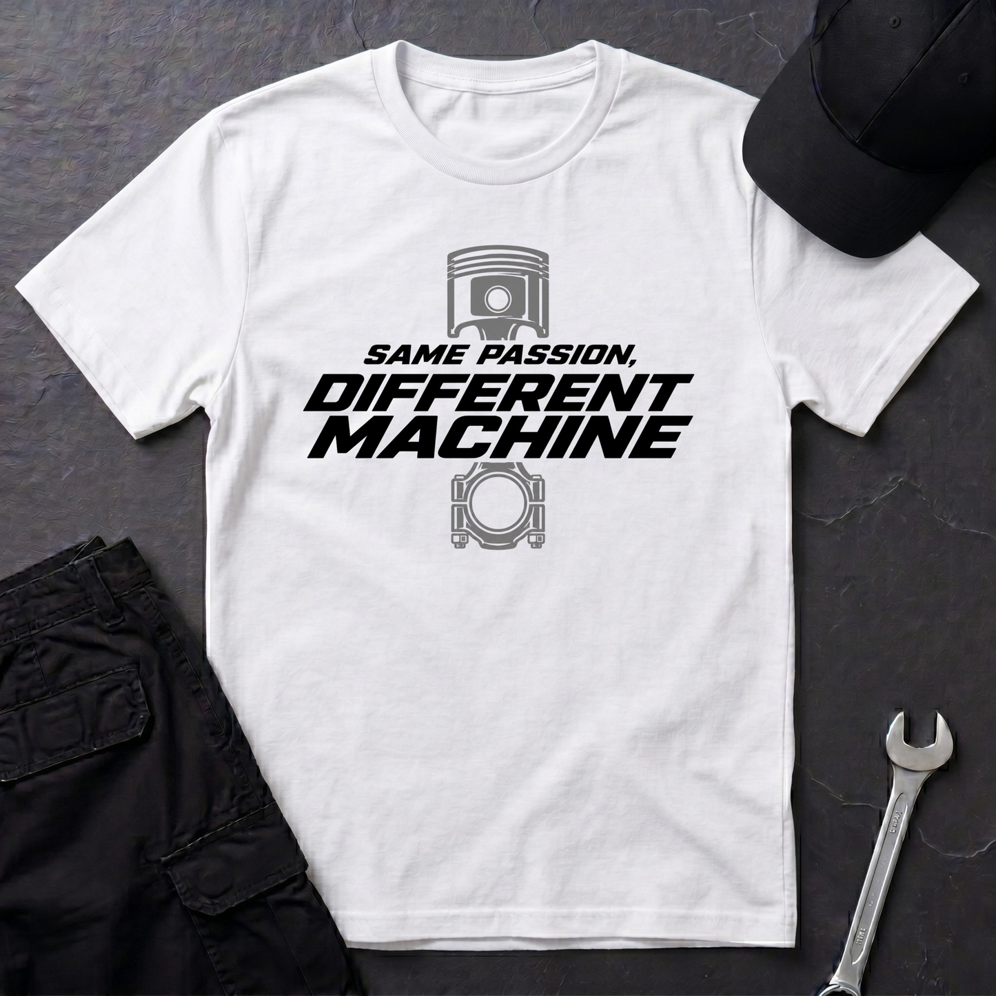 Same Passion , Different Machine   T-Shirt