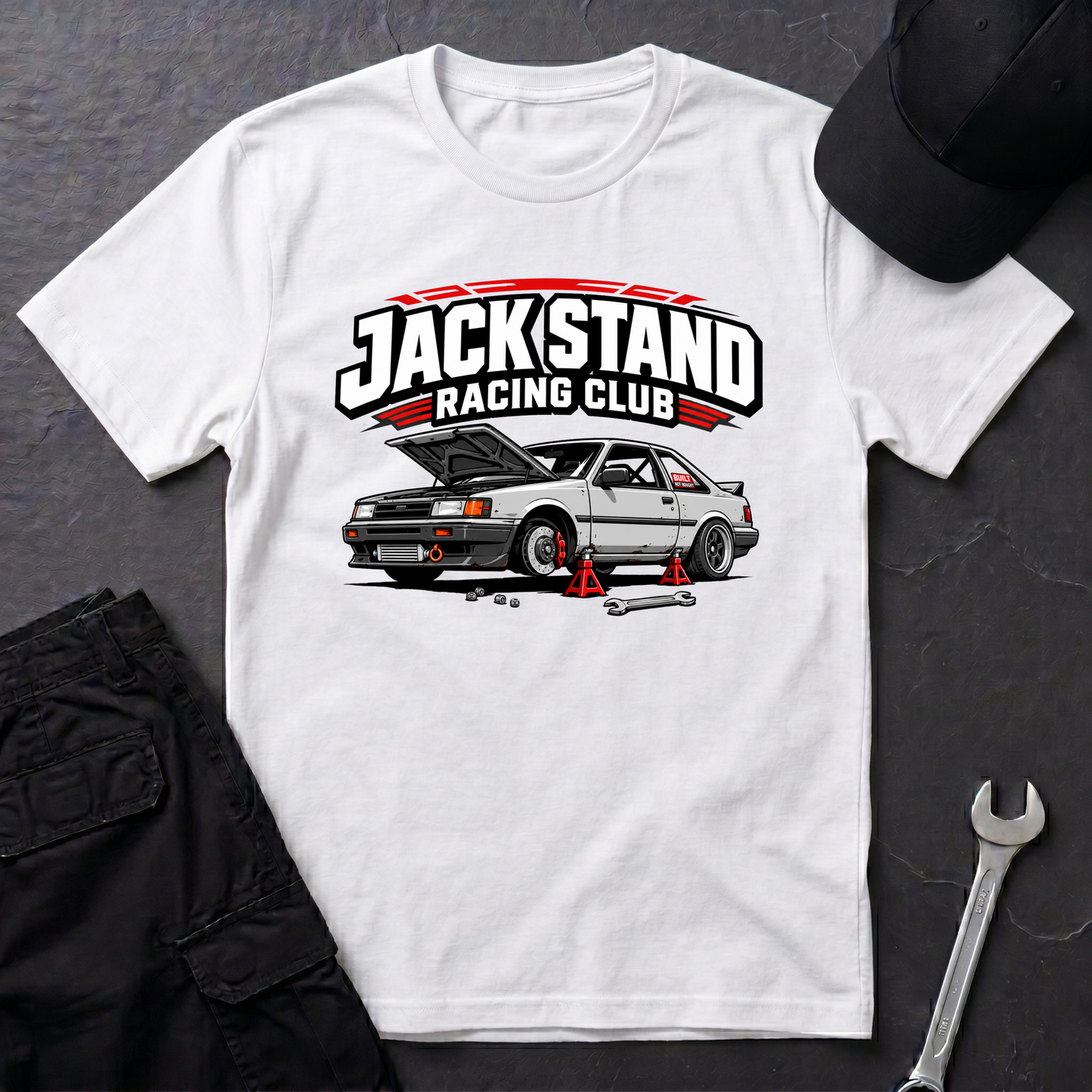 Jack Stand Racing Club  T-Shirt