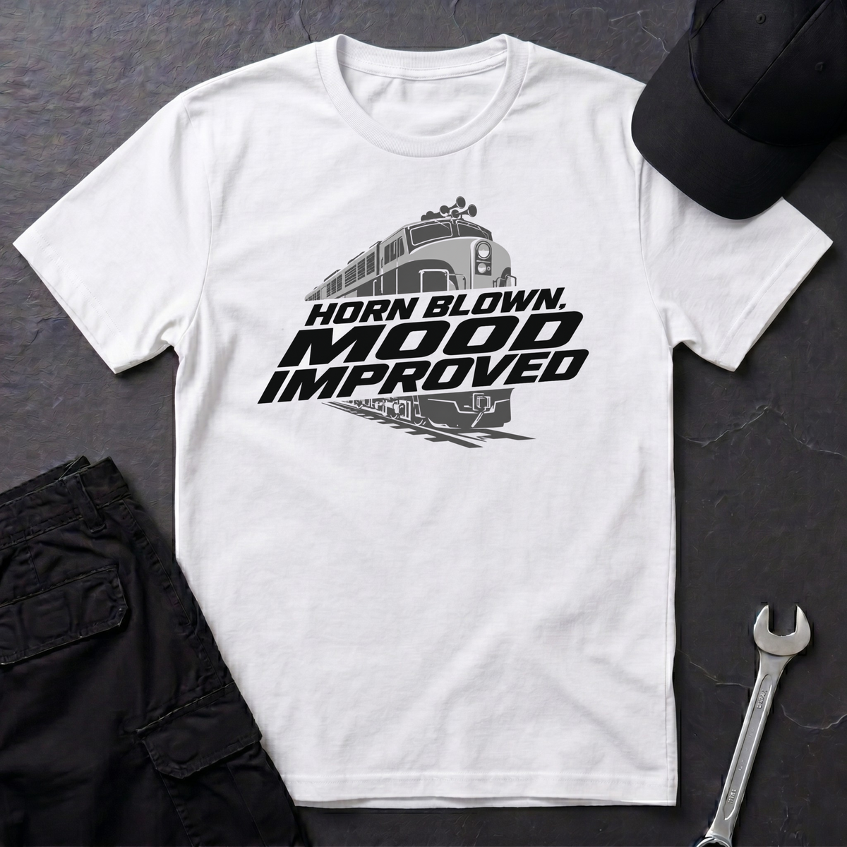 Horn Blown, Train   T-Shirt
