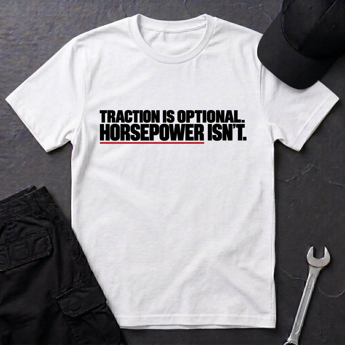 Traction Is Optional.   T-Shirt