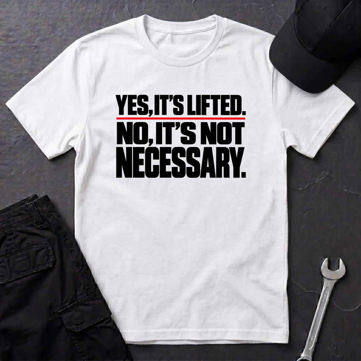 Yes, It's Lifted.  T-Shirt