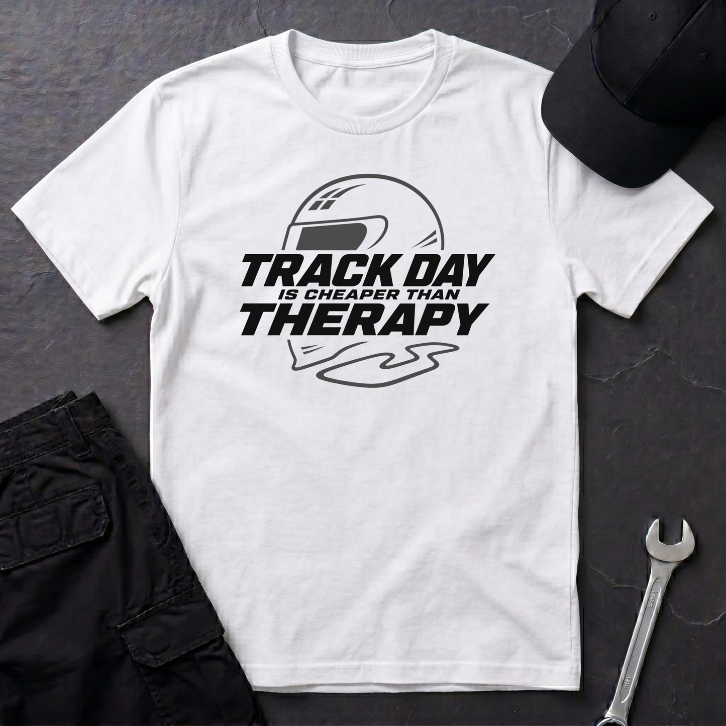 Track Day Therapy   T-Shirt