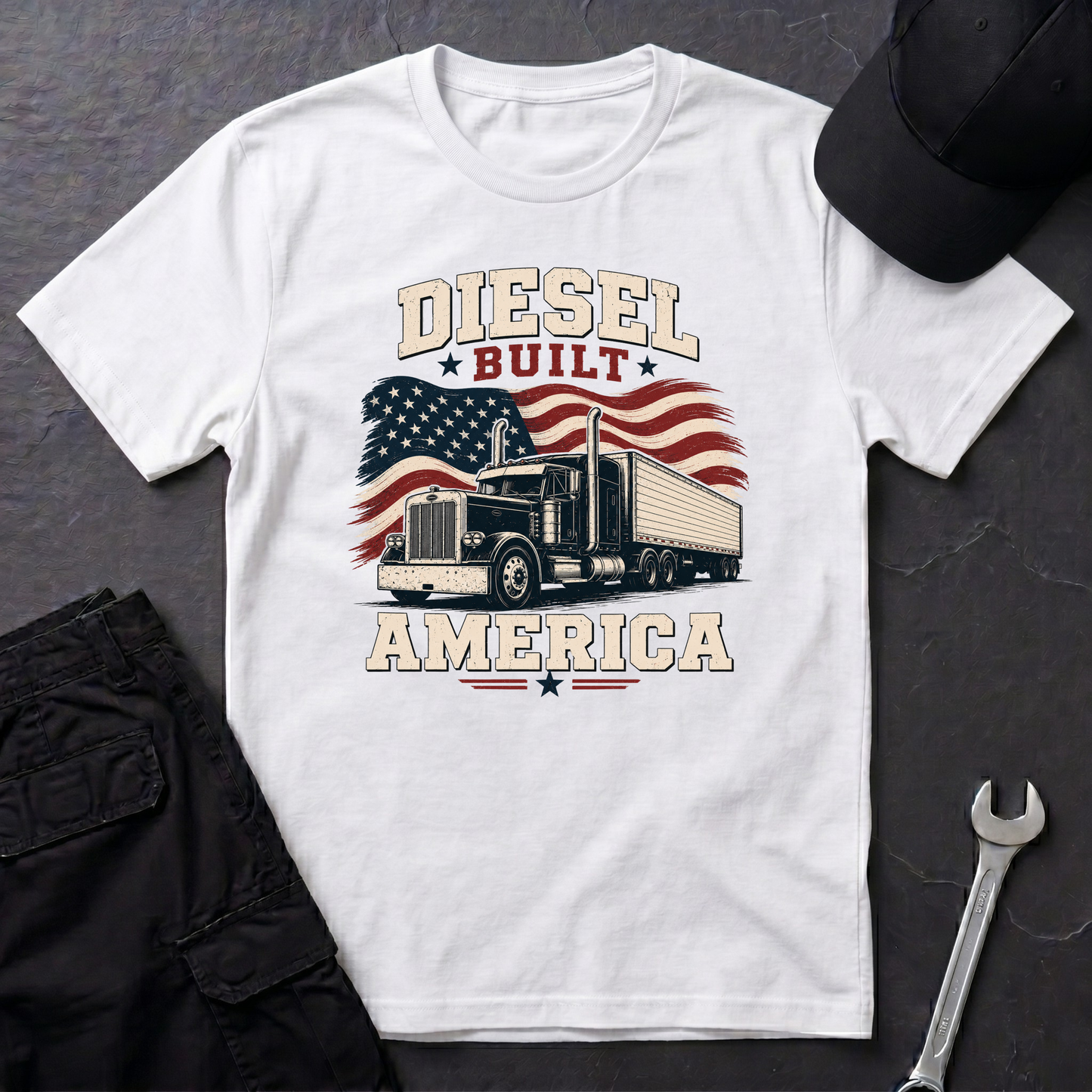 Diesel Built America   T-Shirt