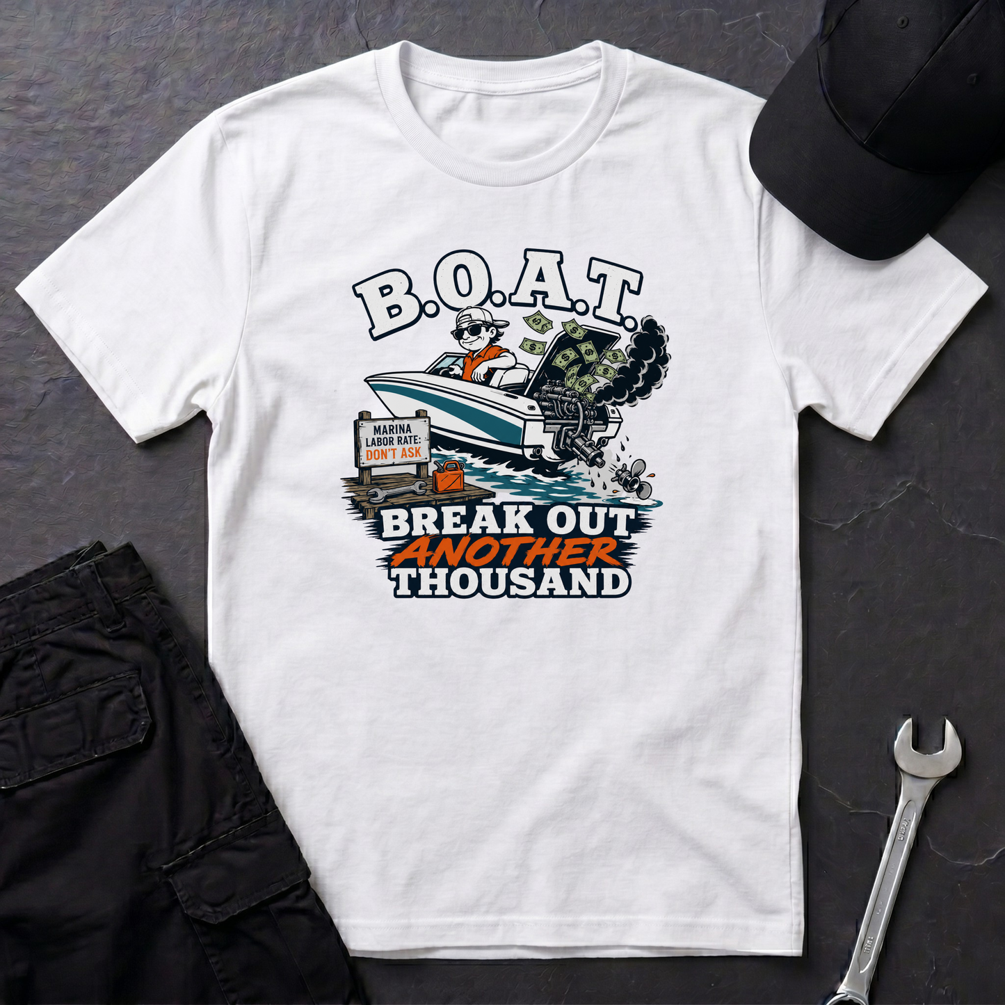 B.O.A.T. Design T-Shirt