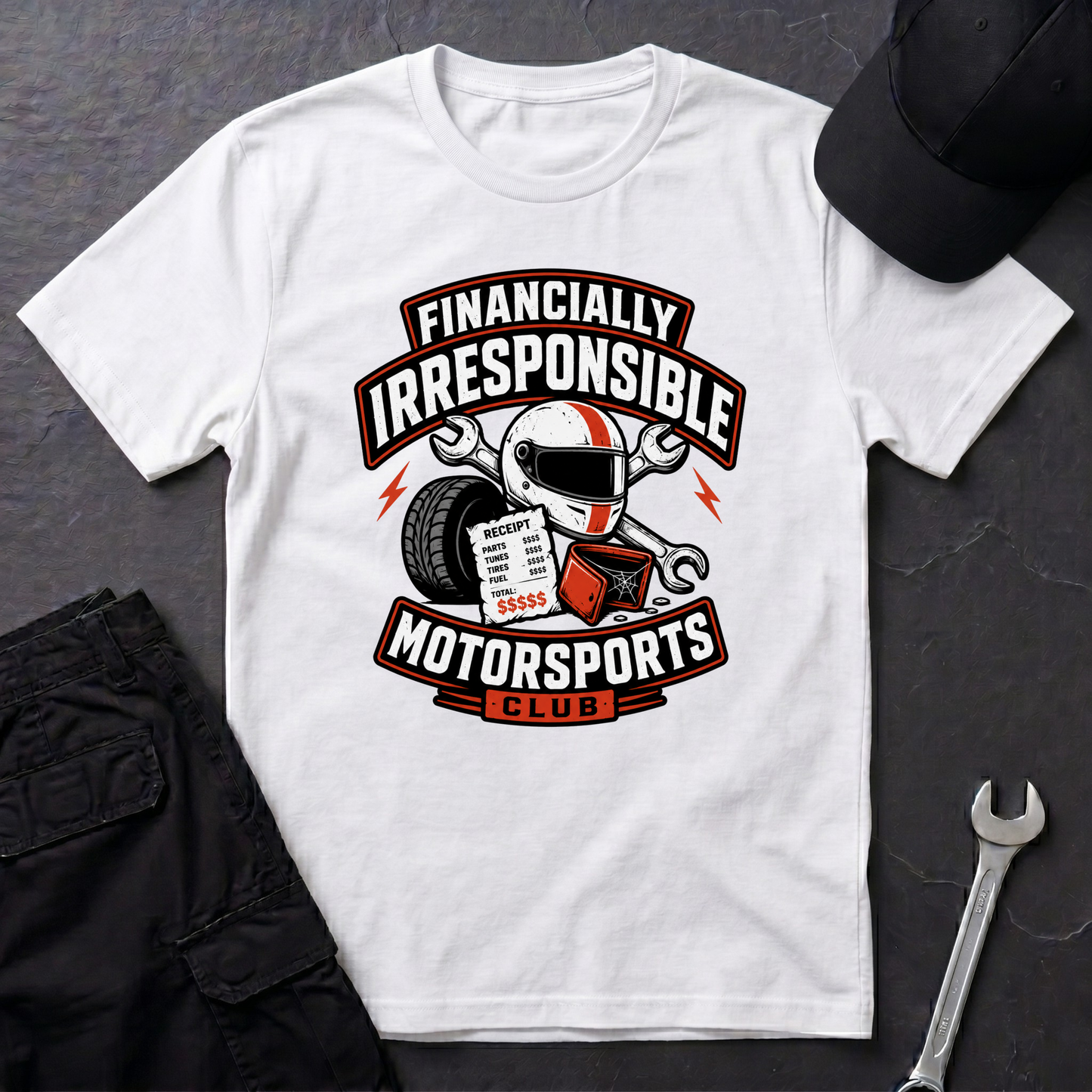Financially Irresponsible Motorsports  T-Shirt