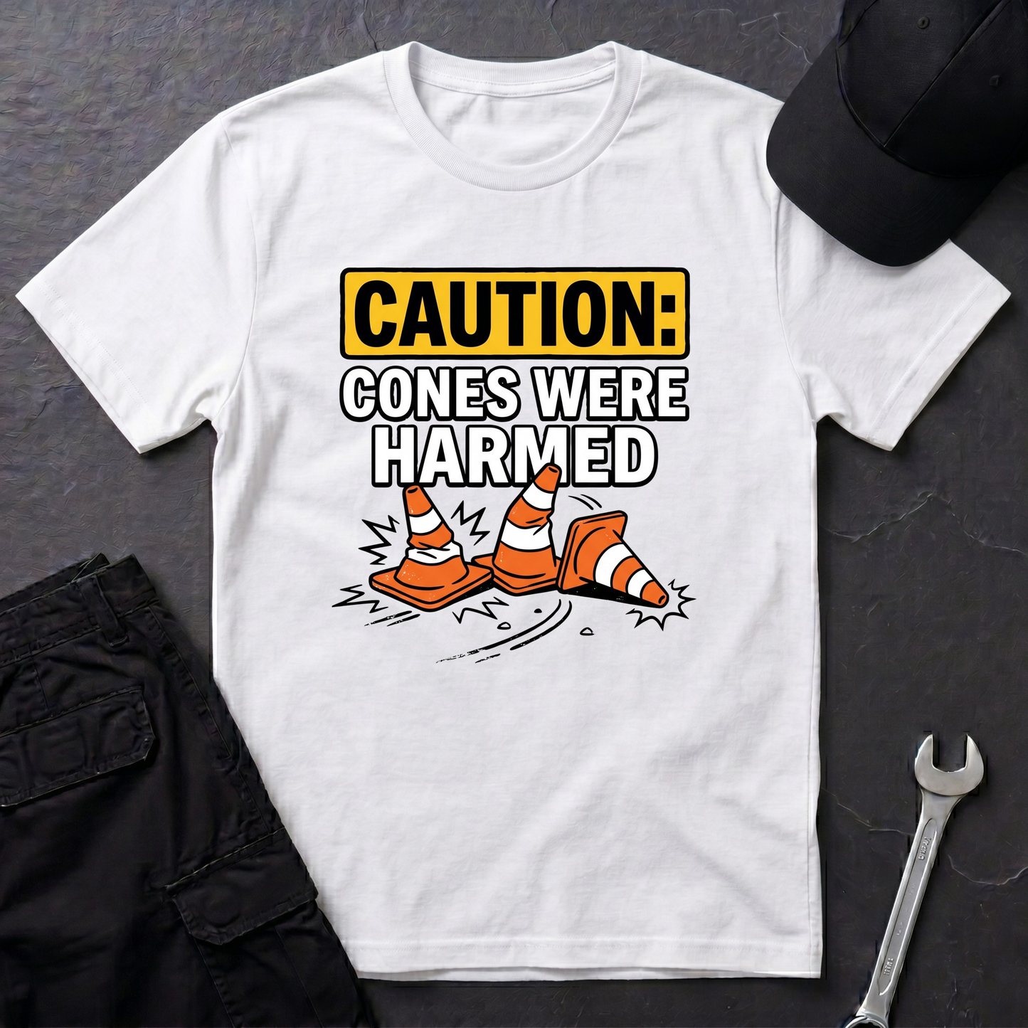 Autocross Cones Harmed  T-Shirt