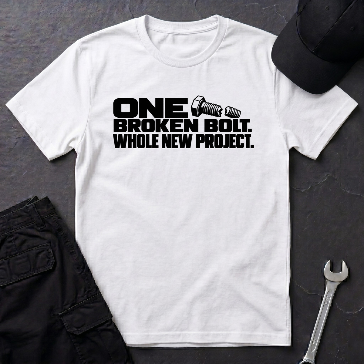One Broken Bolt  T-Shirt
