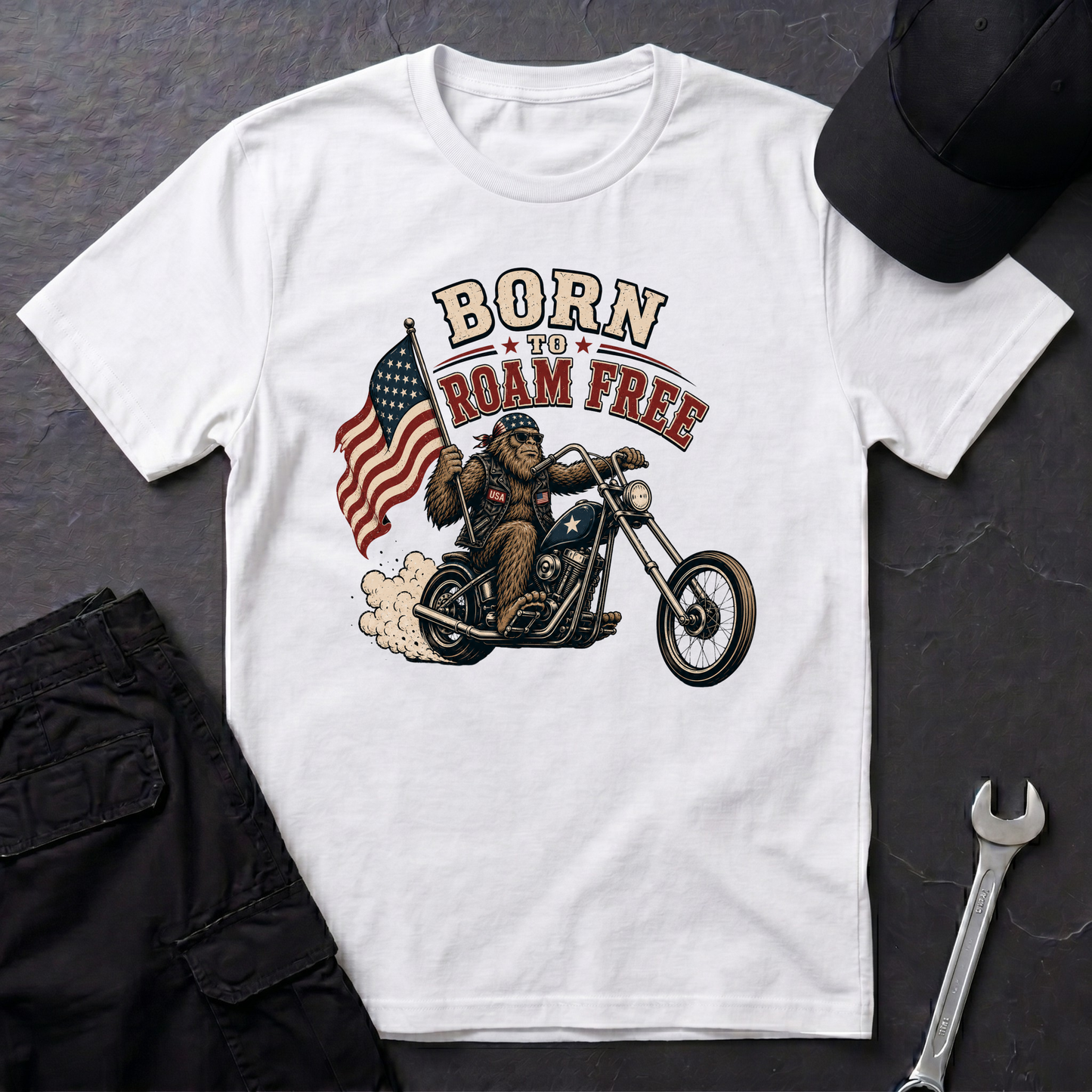 Born To Roam Free   T-Shirt