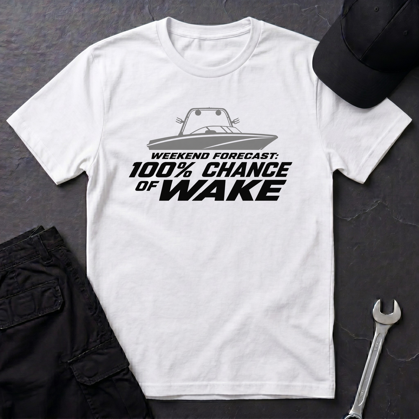 100% Chance Of Wake   T-Shirt