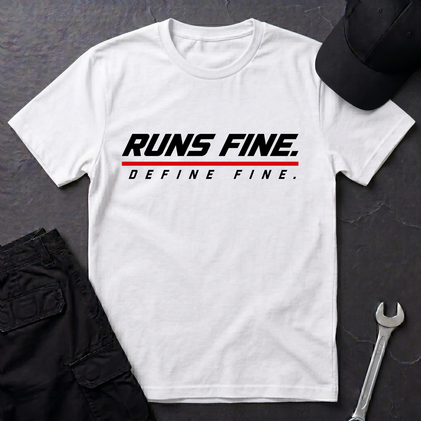 Runs Fine.   T-Shirt