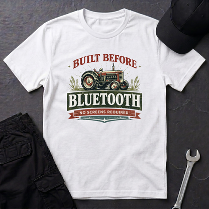 Before Bluetooth Tractor T-Shirt