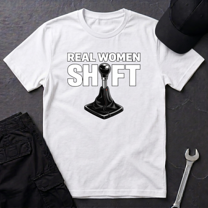 Real Women Shift white  T-Shirt