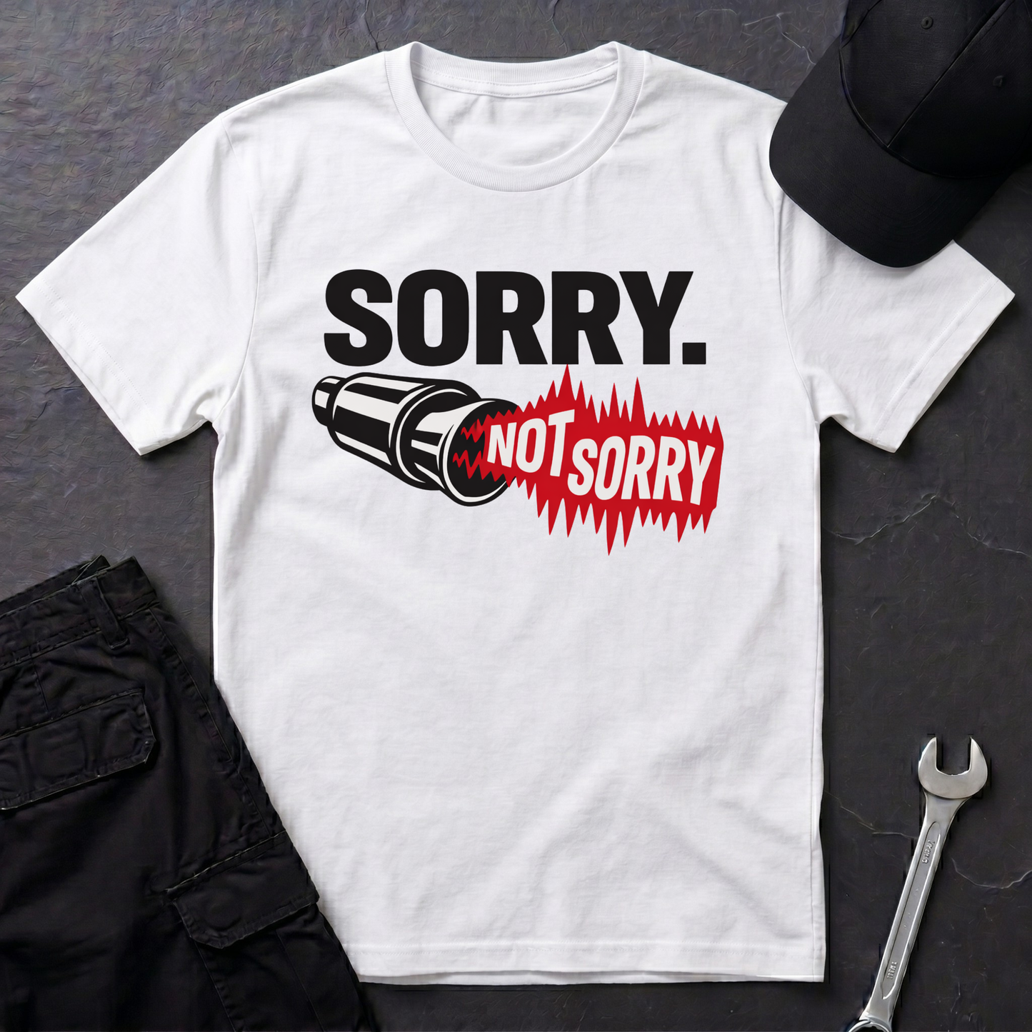 Sorry. Not Sorry. black  T-Shirt