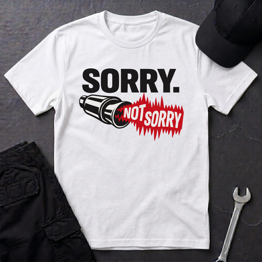 Sorry. Not Sorry. black  T-Shirt