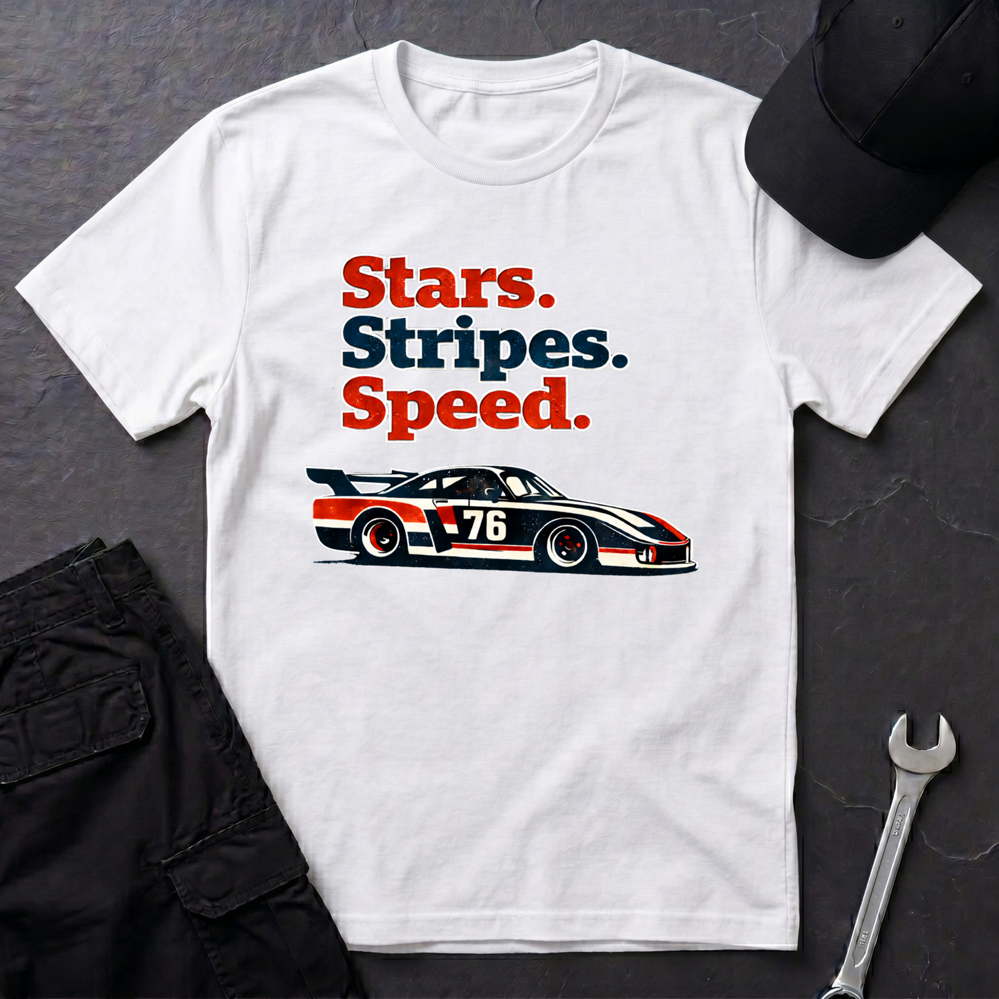 Stars. Stripes. Speed. T-Shirt
