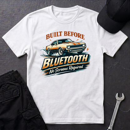 Before Bluetooth Musclecar T-Shirt